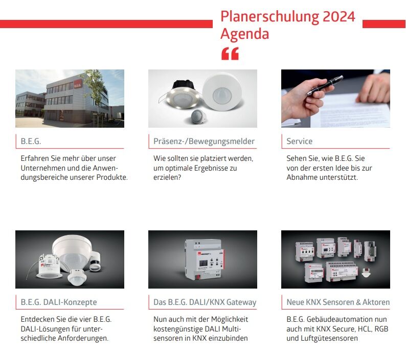 Anmeldung Planer B.E.G. Brück Electronic GmbH